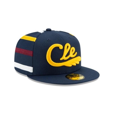 Cleveland Cavaliers Gorra | New Era 2019 NBA Authentics City Series 59fifty Fitted Cap Mexico - Azules